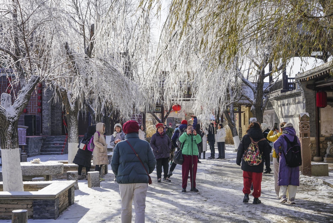 葫芦古镇关东民俗雪乡新雪季 如约迎接天下游客......_永信贵宾会217动态_辽宁永信贵宾会217控股集团